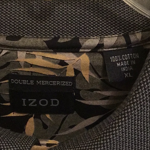 *EUC* Izod tropical print short sleeve polo. Size XL. - Picture 2 of 4